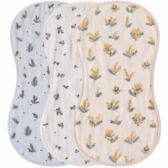 Лидер продаж, нагрудник для слюны и молока для новорожденных, очень мягкий муслиновый 100% органический хлопок, детские салфетки для отрыжки