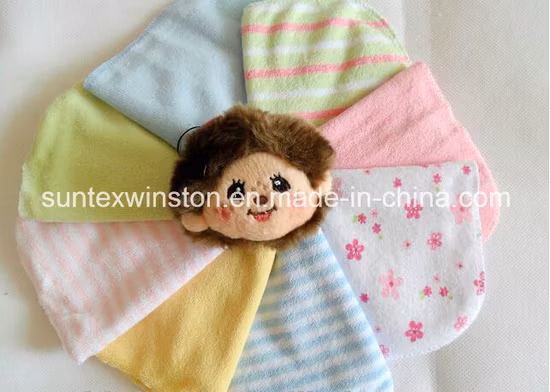 Настройте печать новорожденного ребенка Facecloths 6ПК в упаковке ткани для мытья ребенка
